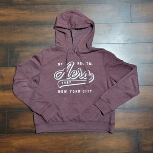 Aeropostale Burgundy Pullover Hoodie